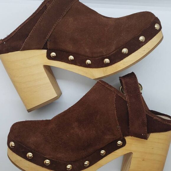 Steve Madden Women Hilde Mule Suede Leather Brown Size 8.5 - Picture 5 of 8